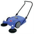 Double rotating brushes reliable quality hand push floor sweeper CB212